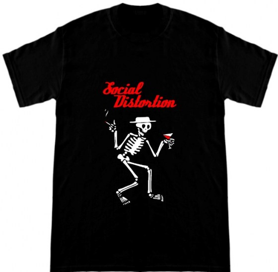 Camiseta de Mujer Social Distortion 